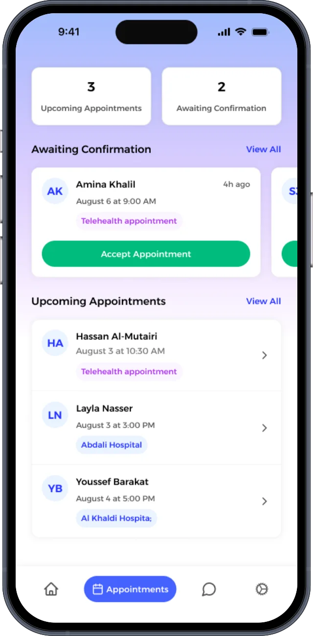 Appointment management